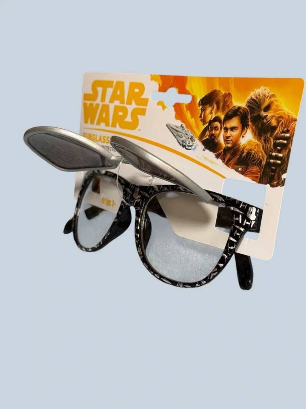 Star Wars Sunglasses - Black & Silver Flip-Up Lenses NIP